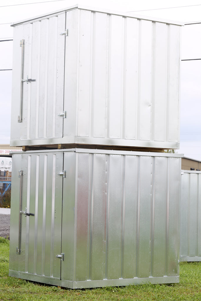 Canadian Steel Storage Sheds. Winter storage made in Canada!