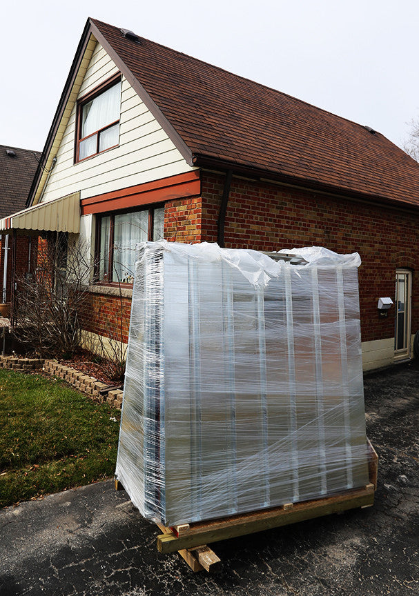 An 11ft storage container delivered to the door - Easy Storage