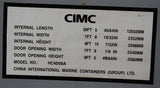 71,650 lb capacity shipping container
