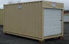Modified shipping container - rollup door
