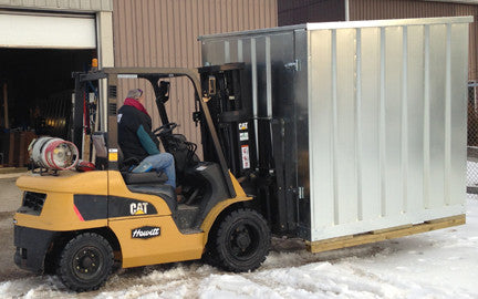 Containers ready to put on the back of your truck!