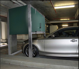 Garage storage - use the space above your car with a parking loft.
