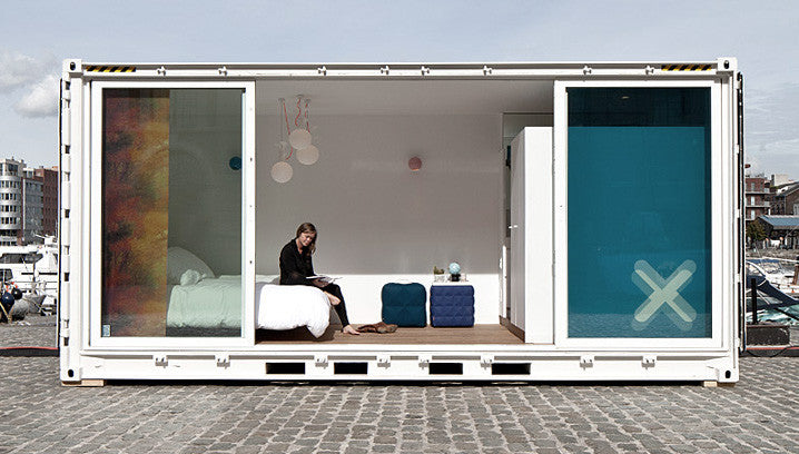 Sleeping Around? A luxury hotel concept using 20ft shipping containers.