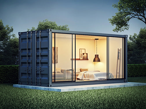 Rethinking Survival in the age of Covid-19.  Container home as isolation and/or escape.