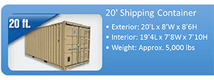Standard Steel Storage Container 7 x 7 – Ingenious Outdoor Storage Inc