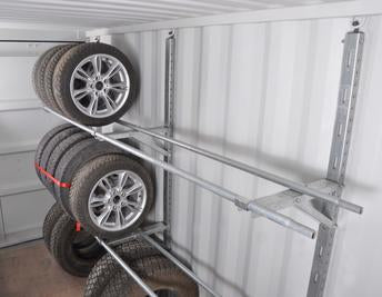 Shipping Container Tire Storage Kit - Seacan Professional Tire Rack ...