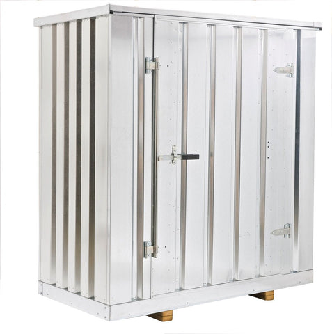 Half container - Galvanized Secure Steel storage - 7' x 4'