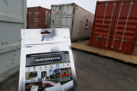 Quick patch repair for shipping containers PEEL-N-PATCH Leak solution ...