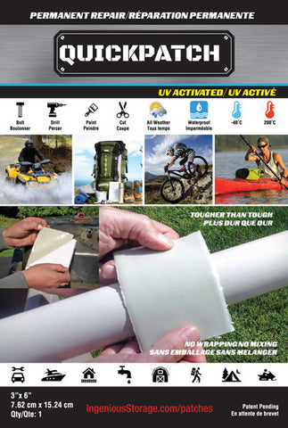 Quick patch repair for shipping containers PEEL-N-PATCH Leak solution ...