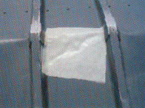 Quick patch repair for shipping containers PEEL-N-PATCH Leak solution ...