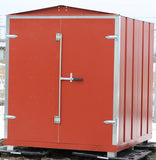 Garden Sheds  - Galvanised steel. 6' 2" x 8' x 7' 4" (Powder coat available)
