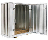 Standard steel weatherproof storage container