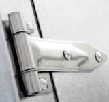secure steel hinges for security