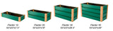 Planters in various sizes and depths