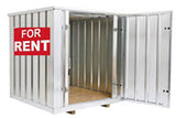 Rent a steel storage container